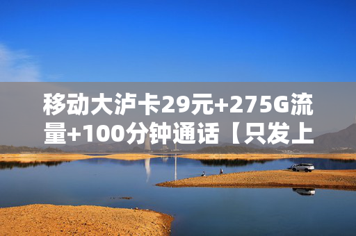 移动大泸卡29元+275G流量+100分钟通话【只发上海市内】